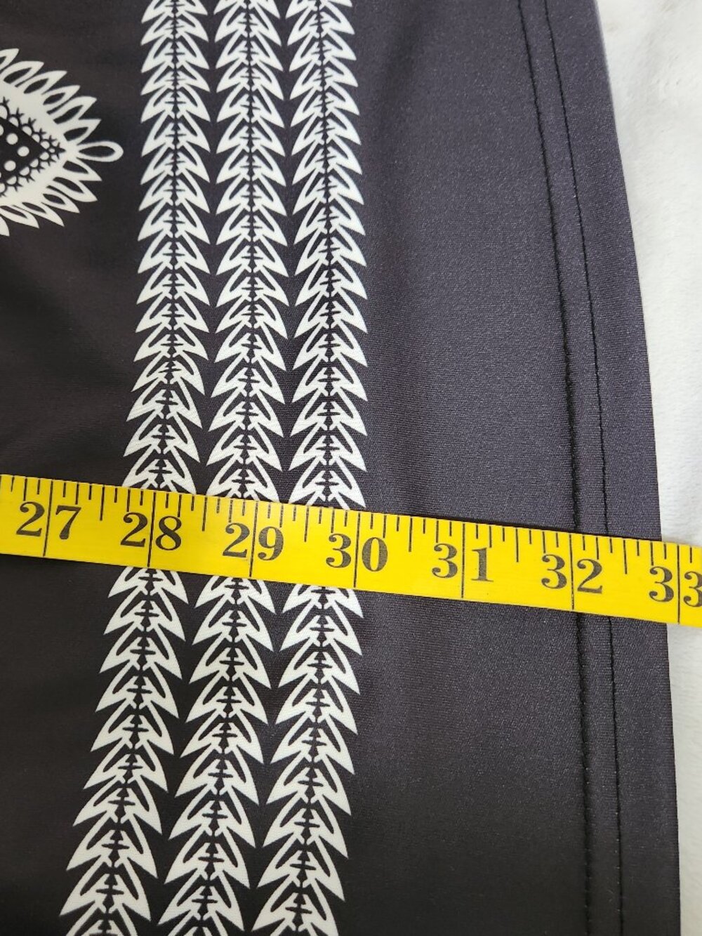 Venus Women’s Boho Strapless Black White Smocked Tube Top Maxi Dress Size 1X - Picture 8 of 10